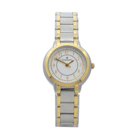 Relógio de Pulso Champion Feminino Kit com Brinco e Corrente CN28222W - Prata com Dourado - Champion watch Menor preço em Relógio de Pulso Champion Feminino Kit com Brinco e Corrente CN28222W - Prata com Dourado - Champion watch