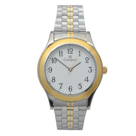 Relógio de Pulso Champion Masculino Misto CH22126B - Prata e Dourado - Champion watch Menor preço em Relógio de Pulso Champion Masculino Misto CH22126B - Prata e Dourado - Champion watch
