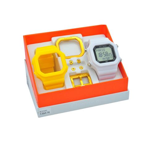 Relógio de Pulso Champion YOT Unissex Kit Troca Pulseiras de Borracha - Amarelo e Branco - Champion watch Menor preço em Relógio de Pulso Champion YOT Unissex Kit Troca Pulseiras de Borracha - Amarelo e Branco - Champion watch