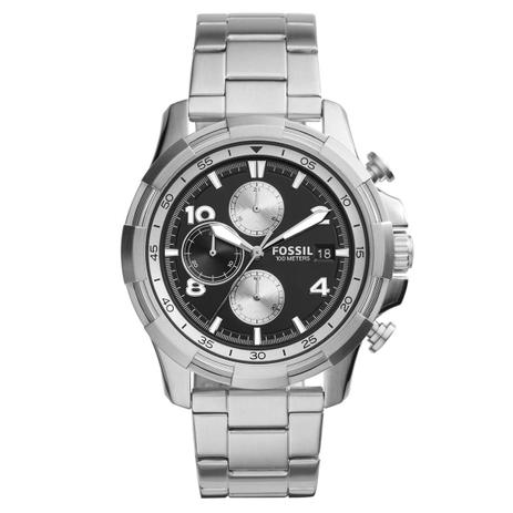 Relógio de Pulso Fossil Casual Masculino FS5112/1PN - Prata Menor preço em Relógio de Pulso Fossil Casual Masculino FS5112/1PN - Prata