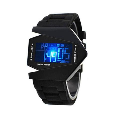 Relógio de Pulso Masculino Digital Estilo Silicone - Outras marcas Menor preço em Relógio de Pulso Masculino Digital Estilo Silicone - Outras marcas