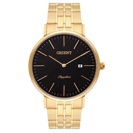 Relógio de Pulso Orient Slim Masculino MGSSS004 P1KX - Dourado Menor preço em Relógio de Pulso Orient Slim Masculino MGSSS004 P1KX - Dourado
