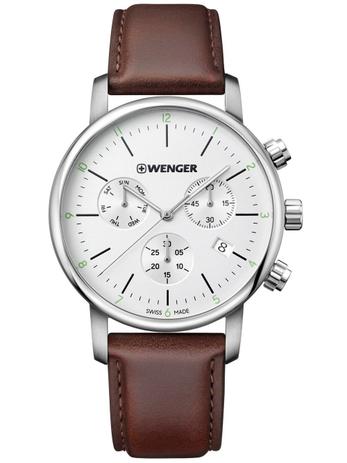 Relógio de Pulso social suíço Wenger Urban Classic Chrono 44mm 01.1743.101 Menor preço em Relógio de Pulso social suíço Wenger Urban Classic Chrono 44mm 01.1743.101