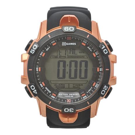 Relógio de Pulso X-Game Masculino com Pulseira de Silicone XMPPD413 BXPX - Bronze e Preto - X games Menor preço em Relógio de Pulso X-Game Masculino com Pulseira de Silicone XMPPD413 BXPX - Bronze e Preto - X games