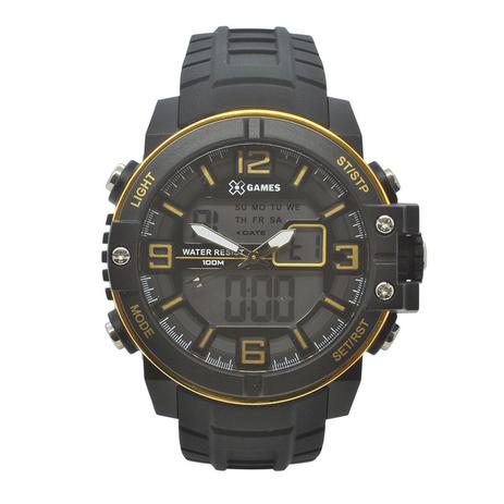 Relógio de Pulso X-Games Masculino com Pulseira de Silicone XMPPA227 BXPX - Preto - X games Menor preço em Relógio de Pulso X-Games Masculino com Pulseira de Silicone XMPPA227 BXPX - Preto - X games