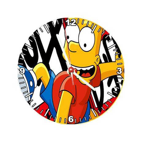Relógio Decorativo Simpsons Bart - All classics Menor preço em Relógio Decorativo Simpsons Bart - All classics