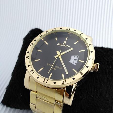 Relogio Atlantis Dourado comprar usado no Brasil | 40 Relogio Atlantis  Dourado em segunda mão