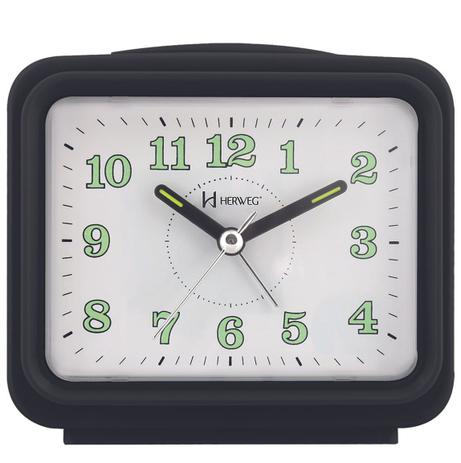 Relógio despertador HERWEG 2588 preto é boa?
