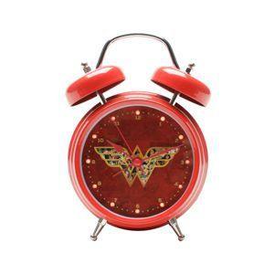 Relogio despertador metal com 10 led wb ww movie vermelho 12.4x6.1x17cm - Urban Menor preço em Relogio despertador metal com 10 led wb ww movie vermelho 12.4x6.1x17cm - Urban