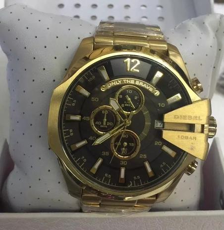Relogio Diesel DZ4370 Dourado Fundo PRETO Menor preço em Relogio Diesel DZ4370 Dourado Fundo PRETO