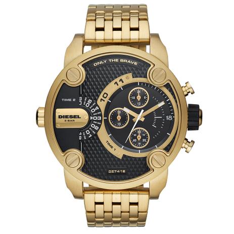 Relógio Diesel Masculino Little Daddy Dourado - Dz7412/1dn Menor preço em Relógio Diesel Masculino Little Daddy Dourado - Dz7412/1dn