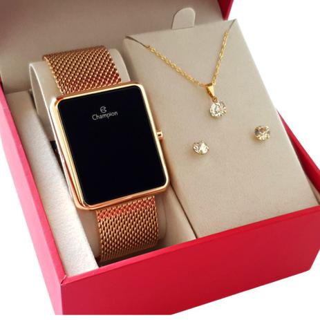 relogio digital feminino rose apple