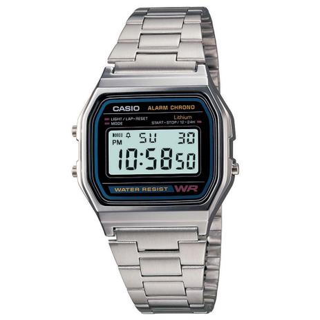 Relógio Digital Prata Unissex Casio A158wa-1df-br é boa?