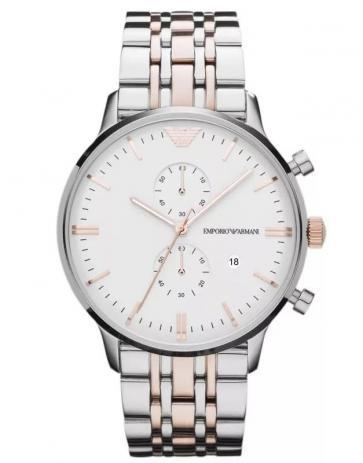 relógio emporio armani ar5905 em aço inoxidável