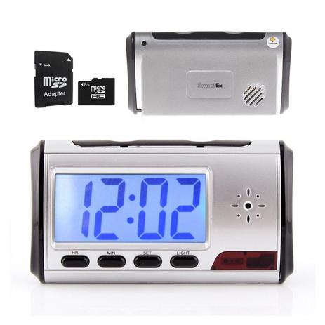 Relógio Espião De Mesa Com Sensor De Movimento Filma E Fotografa - Thata esportes Menor preço em Relógio Espião De Mesa Com Sensor De Movimento Filma E Fotografa - Thata esportes