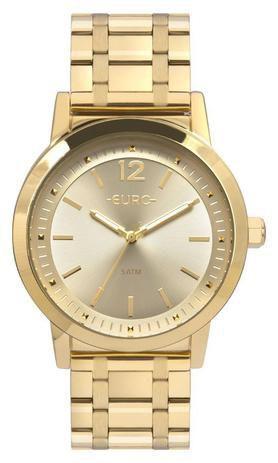 Relógio Euro Dourado Feminino Eu2035yrq/4d Menor preço em Relógio Euro Dourado Feminino Eu2035yrq/4d