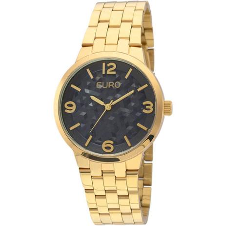Relogio Euro Feminino Analogico Irregular Eu2036lzg/4a - Dourado Menor preço em Relogio Euro Feminino Analogico Irregular Eu2036lzg/4a - Dourado