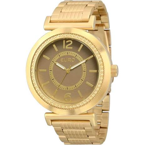 Relógio Euro Feminino Dourado Eu2039jf/4d Menor preço em Relógio Euro Feminino Dourado Eu2039jf/4d
