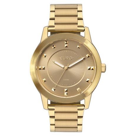 Relógio euro feminino dourado eu2039jp/4d Menor preço em Relógio euro feminino dourado eu2039jp/4d