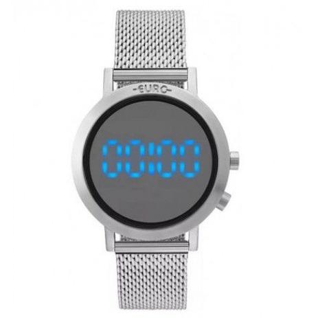Relógio Euro Feminino Fashion Fit Prata Aço EUBJ3407AB/3P Menor preço em Relógio Euro Feminino Fashion Fit Prata Aço EUBJ3407AB/3P