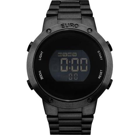 Relógio Euro Feminino Preto Digital Eubj3279ab/4p Menor preço em Relógio Euro Feminino Preto Digital Eubj3279ab/4p