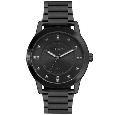 Relógio Euro Feminino Preto Eu2039jq/4p Menor preço em Relógio Euro Feminino Preto Eu2039jq/4p