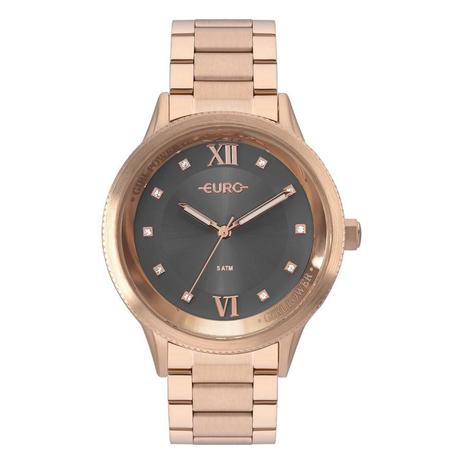 Relógio Euro Feminino Ref: Eu2036yof/4f Fashion Rosé Menor preço em Relógio Euro Feminino Ref: Eu2036yof/4f Fashion Rosé