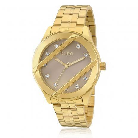 Relógio Euro Feminino Strappy Eu2039jb/4c Menor preço em Relógio Euro Feminino Strappy Eu2039jb/4c