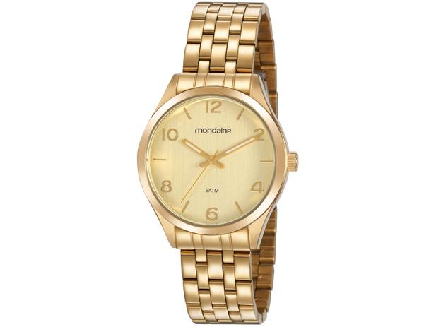 relógio feminino analógico mondaine