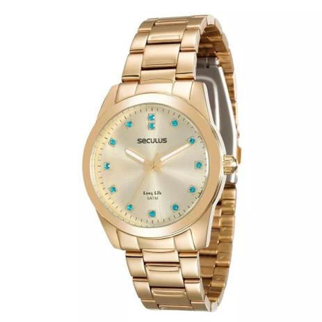 Relógio Feminino Analógico Seculus 20390lpsgda2 Menor preço em Relógio Feminino Analógico Seculus 20390lpsgda2