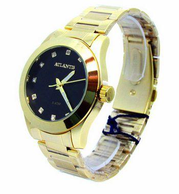 Relogio feminino atlantis g3352 fundo preto Menor preço em Relogio feminino atlantis g3352 fundo preto