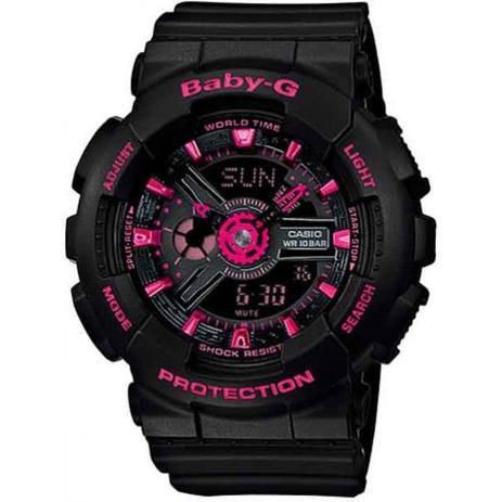 Relógio Feminino Casio Baby-G BA-111-1ADR Original Garantia Menor preço em Relógio Feminino Casio Baby-G BA-111-1ADR Original Garantia