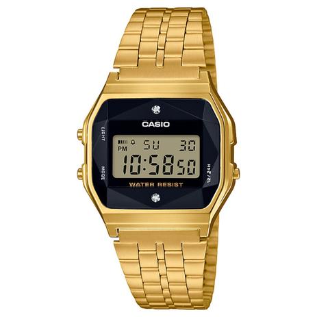 Relógio Feminino Casio Vintage Diamond A159WGED-1DF - Dourado Menor preço em Relógio Feminino Casio Vintage Diamond A159WGED-1DF - Dourado