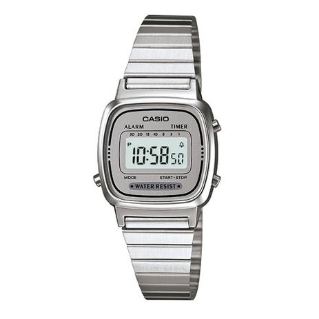 Relógio Feminino Casio Vintage Digital Fashion LA670WA-7DF Menor preço em Relógio Feminino Casio Vintage Digital Fashion LA670WA-7DF