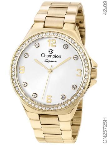 Relogio Feminino Champion banhado Ouro CN25725H Menor preço em Relogio Feminino Champion banhado Ouro CN25725H