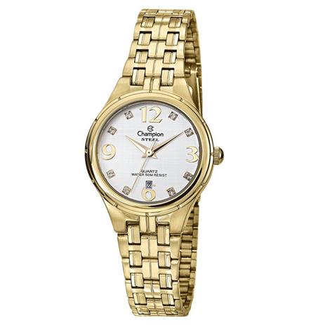 Relogio Feminino Champion Dourado CA29902H Menor preço em Relogio Feminino Champion Dourado CA29902H