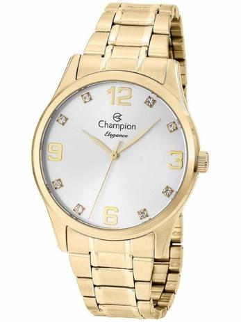 Relógio Feminino Champion Dourado - CN25663H Menor preço em Relógio Feminino Champion Dourado - CN25663H