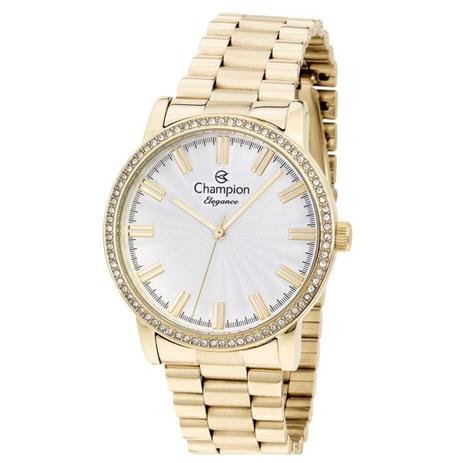 Relogio Feminino Champion Dourado CN25798H Menor preço em Relogio Feminino Champion Dourado CN25798H