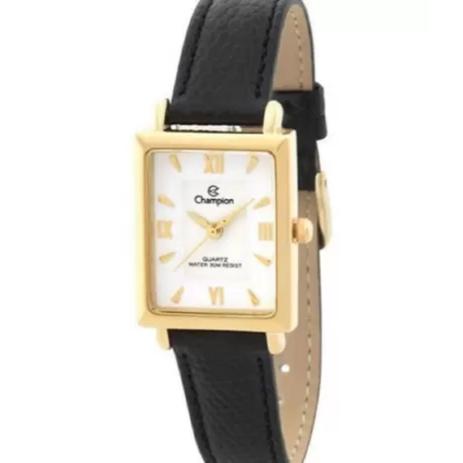 Relógio Feminino Champion Dourado Quartz Pulseira Couro - Relógio Feminino  - Magazine Luiza