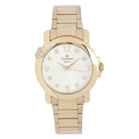 Relogio Feminino Champion Elegance Analogico - Cn27161h -dourado Menor preço em Relogio Feminino Champion Elegance Analogico - Cn27161h -dourado