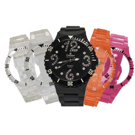 Relógio Feminino Champion Troca Pulseiras CP30182D / 97704 Menor preço em Relógio Feminino Champion Troca Pulseiras CP30182D / 97704