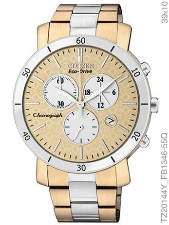 Relógio Feminino Citizen TZ20144Y Ecodrive Dourado e Prata Menor preço em Relógio Feminino Citizen TZ20144Y Ecodrive Dourado e Prata