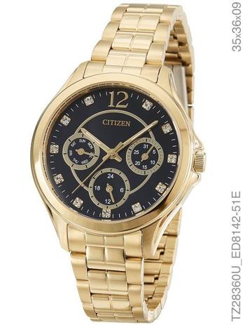 Relógio Feminino Citizen TZ28360U Dourado Menor preço em Relógio Feminino Citizen TZ28360U Dourado