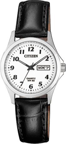 Relógio Feminino Citizen TZ28520N 26mm Couro Preto Menor preço em Relógio Feminino Citizen TZ28520N 26mm Couro Preto