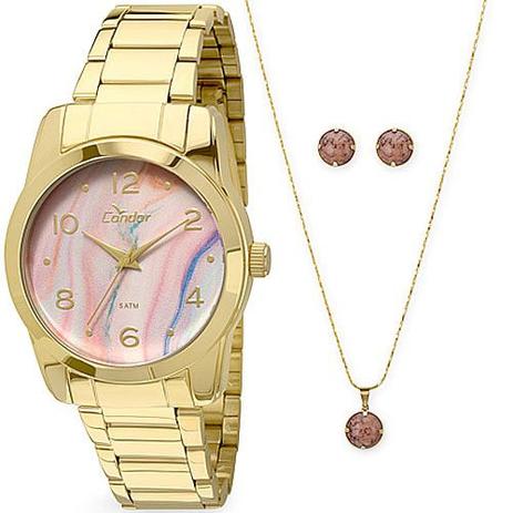 Relógio Feminino Condor Analógico Casual Co2035kod/k4t Menor preço em Relógio Feminino Condor Analógico Casual Co2035kod/k4t