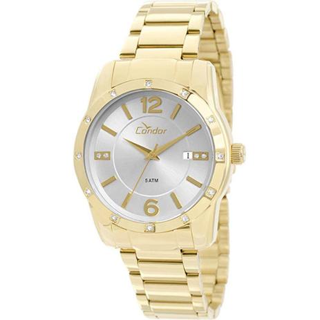 Relógio Feminino Condor Analógico CO2115ST/4K - Dourado Menor preço em Relógio Feminino Condor Analógico CO2115ST/4K - Dourado