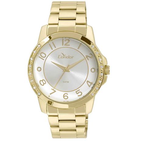 Relogio Feminino Condor Dourado CO2035KOM/4K Menor preço em Relogio Feminino Condor Dourado CO2035KOM/4K