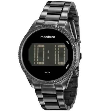 relogio mondaine digital preto