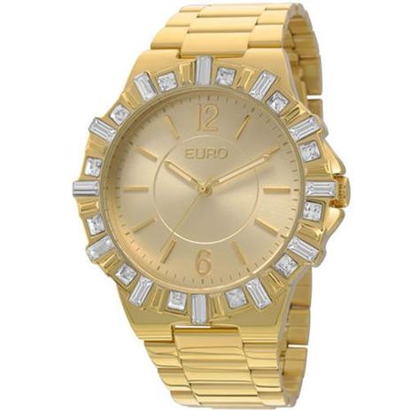 Relógio Feminino Euro Brilho Assimétrico Eu2035xym/4w Menor preço em Relógio Feminino Euro Brilho Assimétrico Eu2035xym/4w