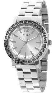 Relógio Feminino Euro Brilho Assimétrico Prata EU2035XYZ/3K Menor preço em Relógio Feminino Euro Brilho Assimétrico Prata EU2035XYZ/3K